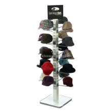 Custom Design Freestanding Fashion Retail Store Metal Merchandise Retail Hat Display Shelves